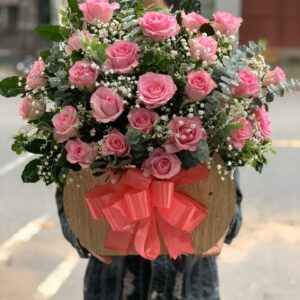Giỏ Hoa Hồng Nắng Mới (i894).