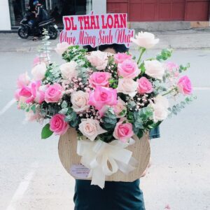 Giỏ Hoa Sinh Nhật (i893).