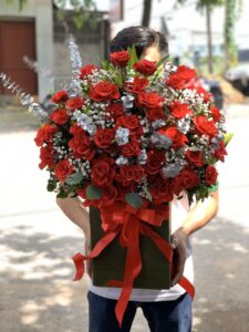 Giỏ Hoa Tặng Tình Nhân (i923).