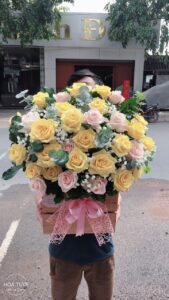Giỏ Hoa Vàng Gửi Lời Xinh Lỗi (i898).