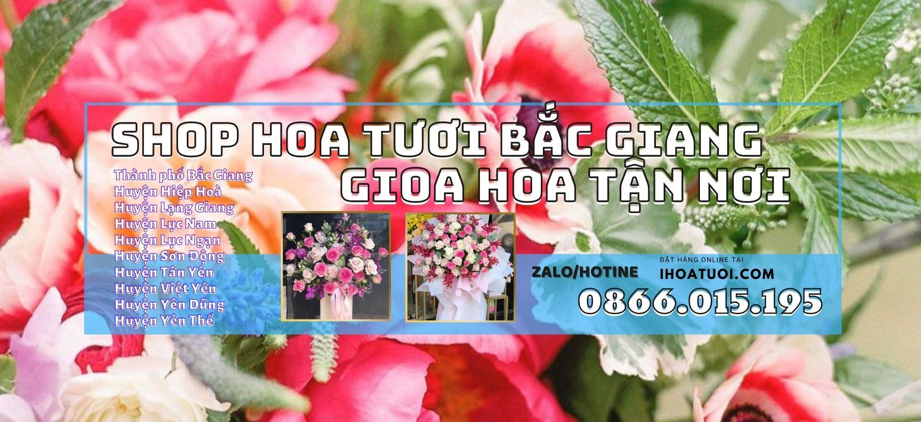 Hình Ảnh Shop Hoa Tươi tại Bắc Giang