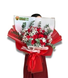 Bó hoa đỏ tình yêu tươi thắm (i1044)
