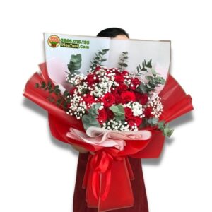 Bó hoa đỏ tình yêu tươi thắm (i1044)
