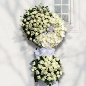 Kệ viếng 2 tầng tone mix sang trọng (i1065)