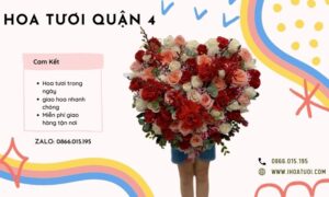 Đặt Hoa Tươi Quận 4, Giao Hoa Tận Nơi Tại Q.4 TP.HCM