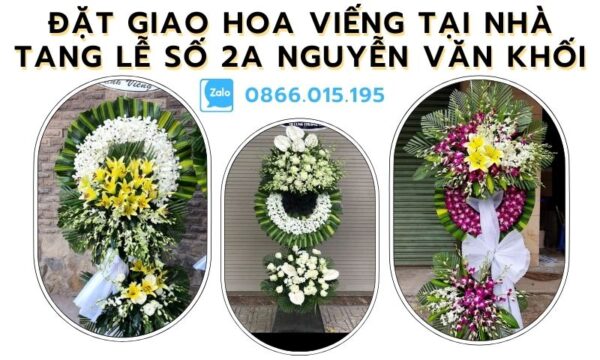 Shop Đặt Hoa Viếng Tang Lễ Tại Nhà Tang Lễ Số 2A Nguyễn Văn Khối