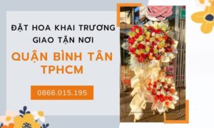 Hinh Anh Hoa Khai Truong Quan Bình Tân